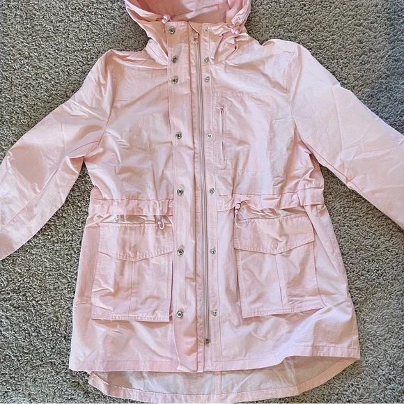 J Crew Perfect Lightweight Jacket Pink Blush Size Medium - Picture 9 of 14